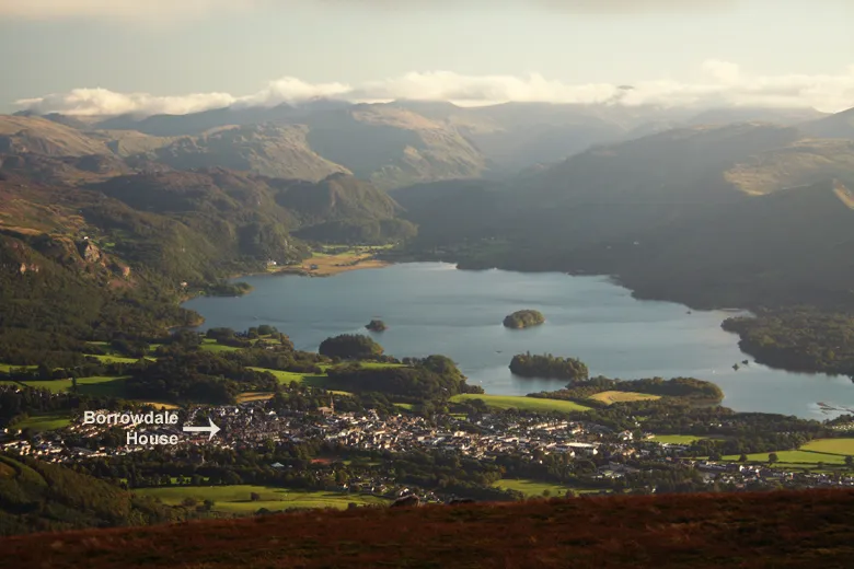 Borrowdale House from Skiddaw